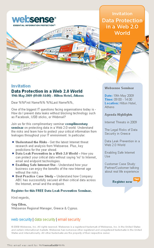 <strong>Webinar Invitation</strong> - USCIS Webinar invite email template